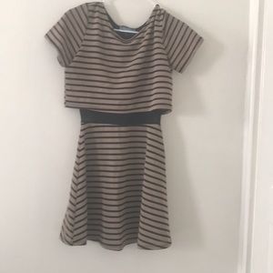 Cute striped skater dress